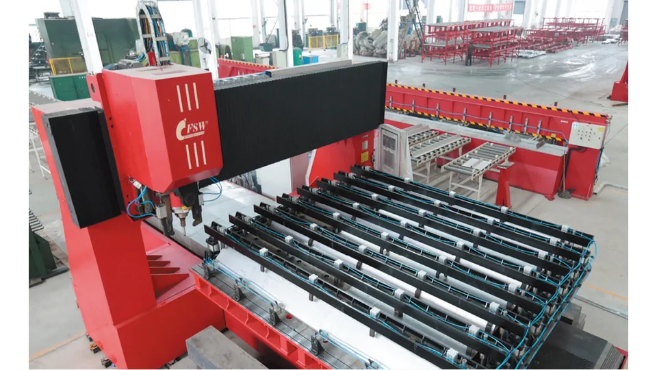 Red fixed-beam gantry friction stir welding system